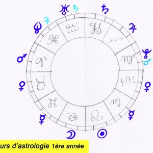 Thème astral 1e niveau d'enseignement